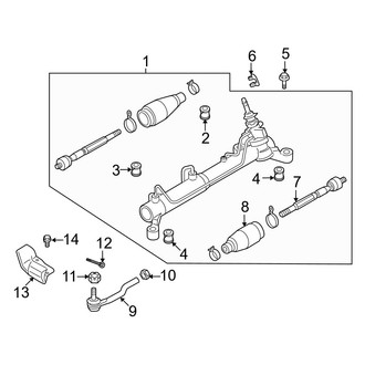 Mazda OE - Steering Gear & Linkage