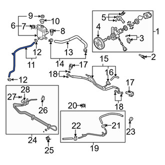 Mazda OE - Power Steering Return Hose