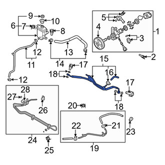Mazda OE - Power Steering Pressure Hose