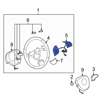 Mazda OE - Steering Wheel Radio Controls