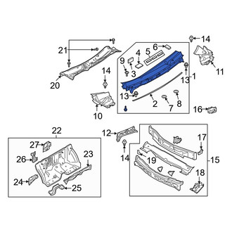 Mazda OE - Cowl Cover