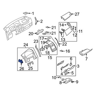 Mazda OE - Right Dashboard Air Vent