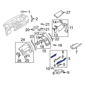Mazda OE - Lower Steering Column Cover