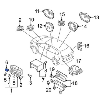 Mazda OE - Radio Cover