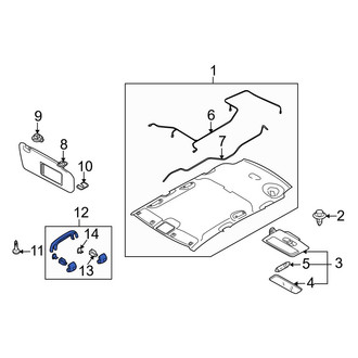 Mazda OE - Rear Interior Grab Bar