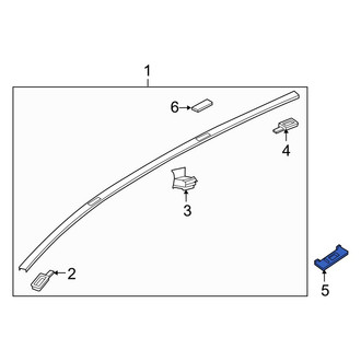 Mazda OE - Roof Molding Clip