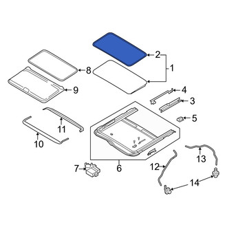 Mazda OE - Sunroof Seal