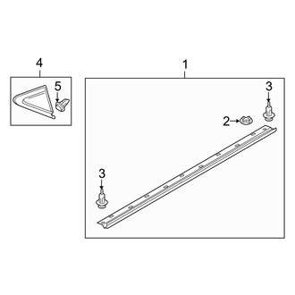 Mazda OE - Pillars, Rocker & Floor - Exterior Trim