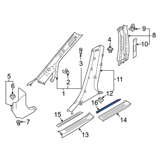 Mazda OE - Rear Left Outer Door Sill Plate