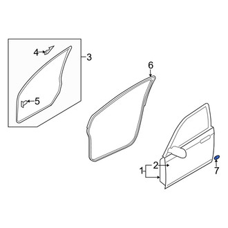 Mazda OE - Front Door Stop
