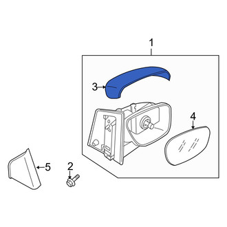 Mazda OE - Front Left Door Mirror Housing