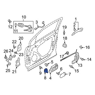 Mazda OE - Front Left Door Lock Switch