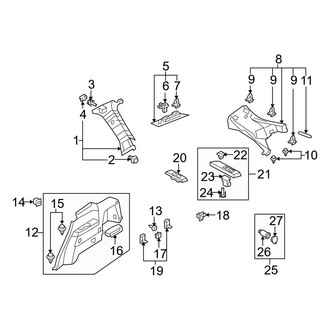 Mazda OE - Quarter Panel - Interior Trim