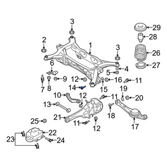 Mazda OE - Front Lateral Arm Bolt