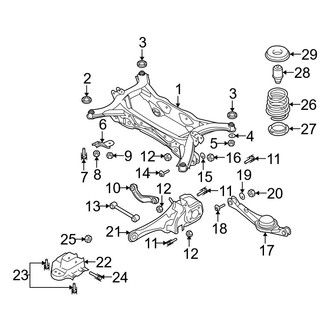 Mazda OE - Rear Suspension - Suspension Components (FWD)