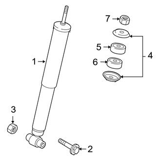 Mazda OE - Rear Suspension - Shocks & Components (FWD)