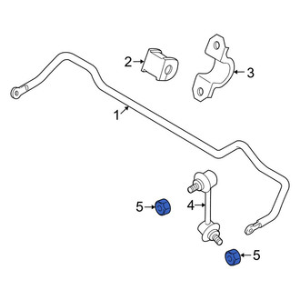 Mazda OE - Rear Suspension Stabilizer Bar Link Nut