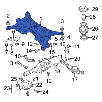 Mazda OE - Rear Suspension Subframe Crossmember