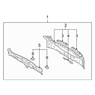 Mazda OE - Rear Rear Body Panel