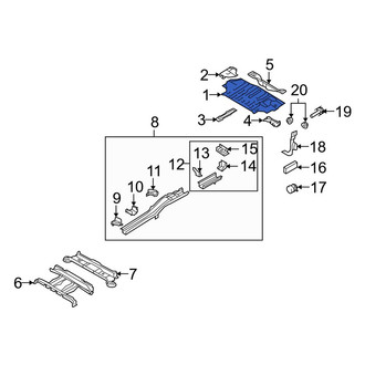Mazda OE - Rear Floor Pan