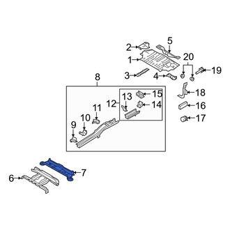 Mazda OE - Rear Suspension Subframe Crossmember