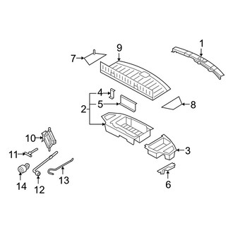 Mazda OE - Rear Body & Floor - Interior Trim