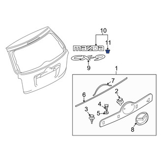 Mazda Miata MX-5 Trunk & Tailgate Hardware — CARID