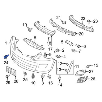 Mazda OE - Rear Tow Hook