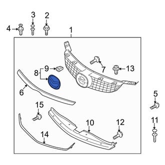 Mazda OE - Front Grille Emblem