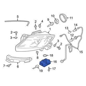 Mazda OE - Front Headlight Control Module