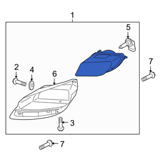 Mazda OE - Front Left Fog Light