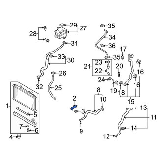 Mazda OE - Radiator Mount Bracket