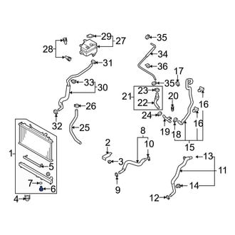 Mazda OE - Radiator Drain Plug