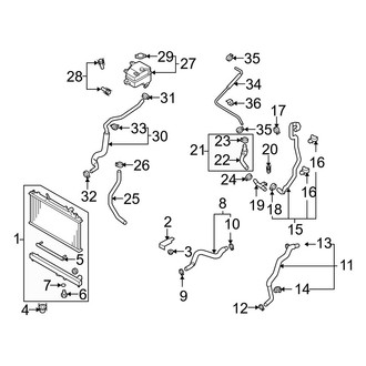 Mazda OE - Cooling - Radiator & Components