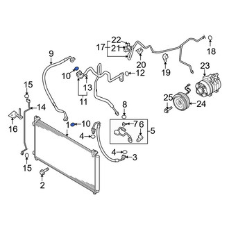 Mazda OE - Front A/C Line O-Ring