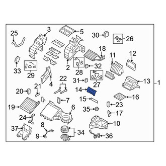 Mazda OE - Front Right Lower Instrument Panel Air Duct