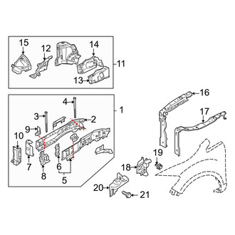 Mazda OE - Fender - Structural Components & Rails