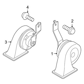 Mazda OE - Electrical - Horn