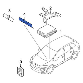 Mazda OE - Keyless Entry Receiver Bracket