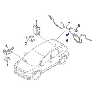 Mazda OE - Rear Parking Aid Sensor Housing