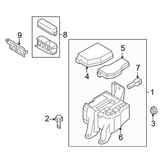 Mazda OE - Electrical Components (Engine Compartment)