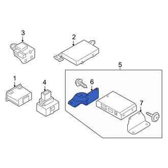 Mazda OE - Front Radio Bracket