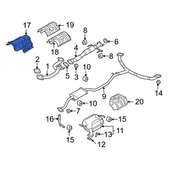 Mazda OE - Front Floor Pan Heat Shield