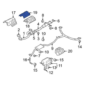 Mazda OE - Center Floor Pan Heat Shield