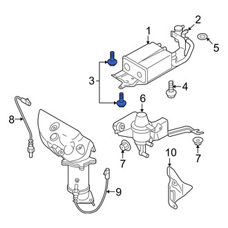 Mazda OE - Left Folding Seat Latch Release Handle Bolt