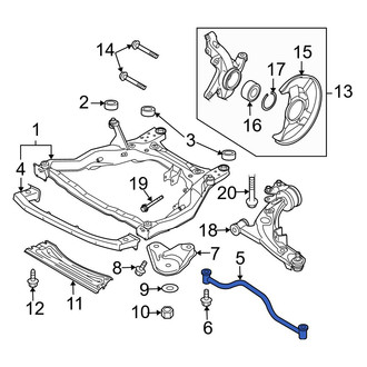 Mazda OE - Front Engine Cradle Brace