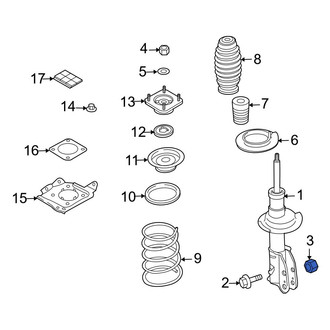 Mazda OE - Lateral Arm Nut