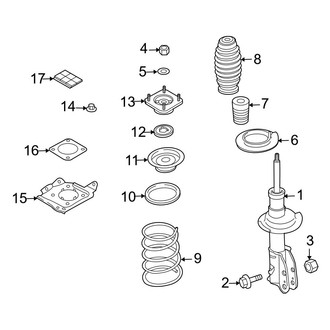 Mazda OE - Front Suspension - Struts & Components
