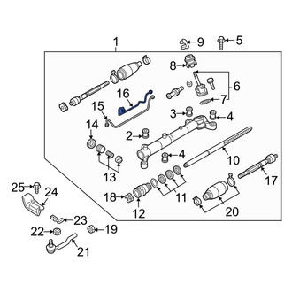 Mazda OE - Power Steering Pressure Hose