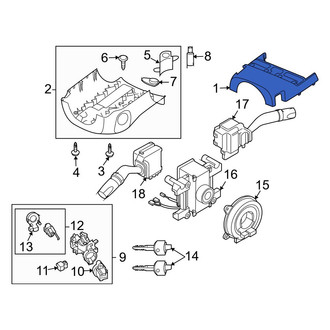 Mazda OE - Upper Steering Column Cover